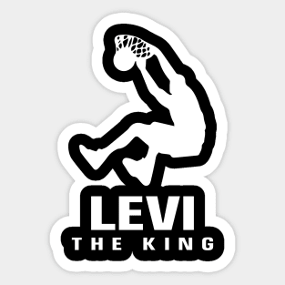 Levi Custom Player Basketball Your Name The King Sticker